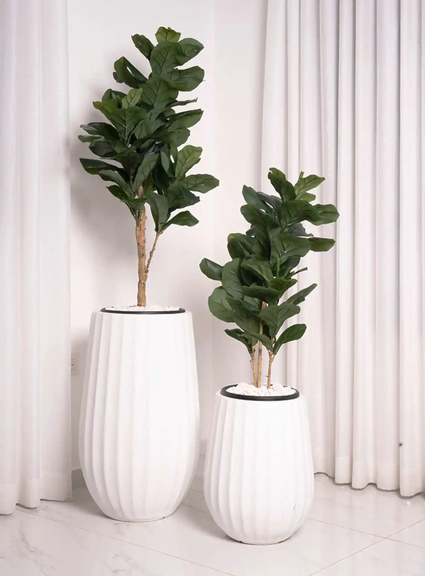 סט זוג פיקוס כינורי מלאכותי בשילוב כדי Elegance